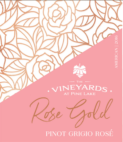 Rose Gold Front Label