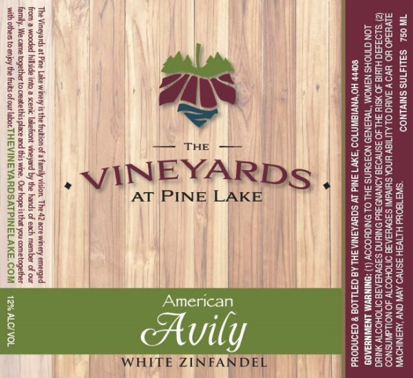 Avily Front Label