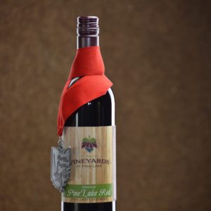 Pine Lake Red Bottle with Background
