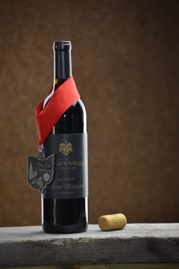 Cab Sauv Bottle with Background
