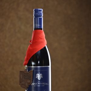 Vineyards White Bottle with Background